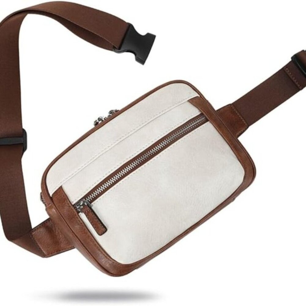 NWT Leather Bum Bag Sling Bag Fanny Pack